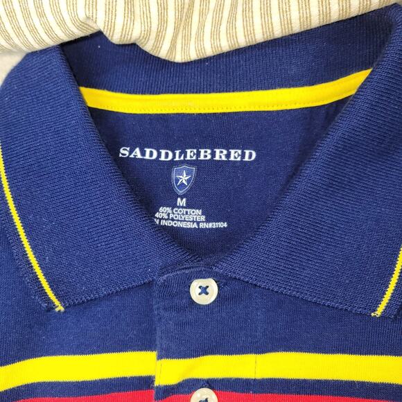 Lot of Polo Shirts Mens Sz Medium Y2k Grunge Izod Cutter Buck Preppy Outer Banks - Picture 9 of 16